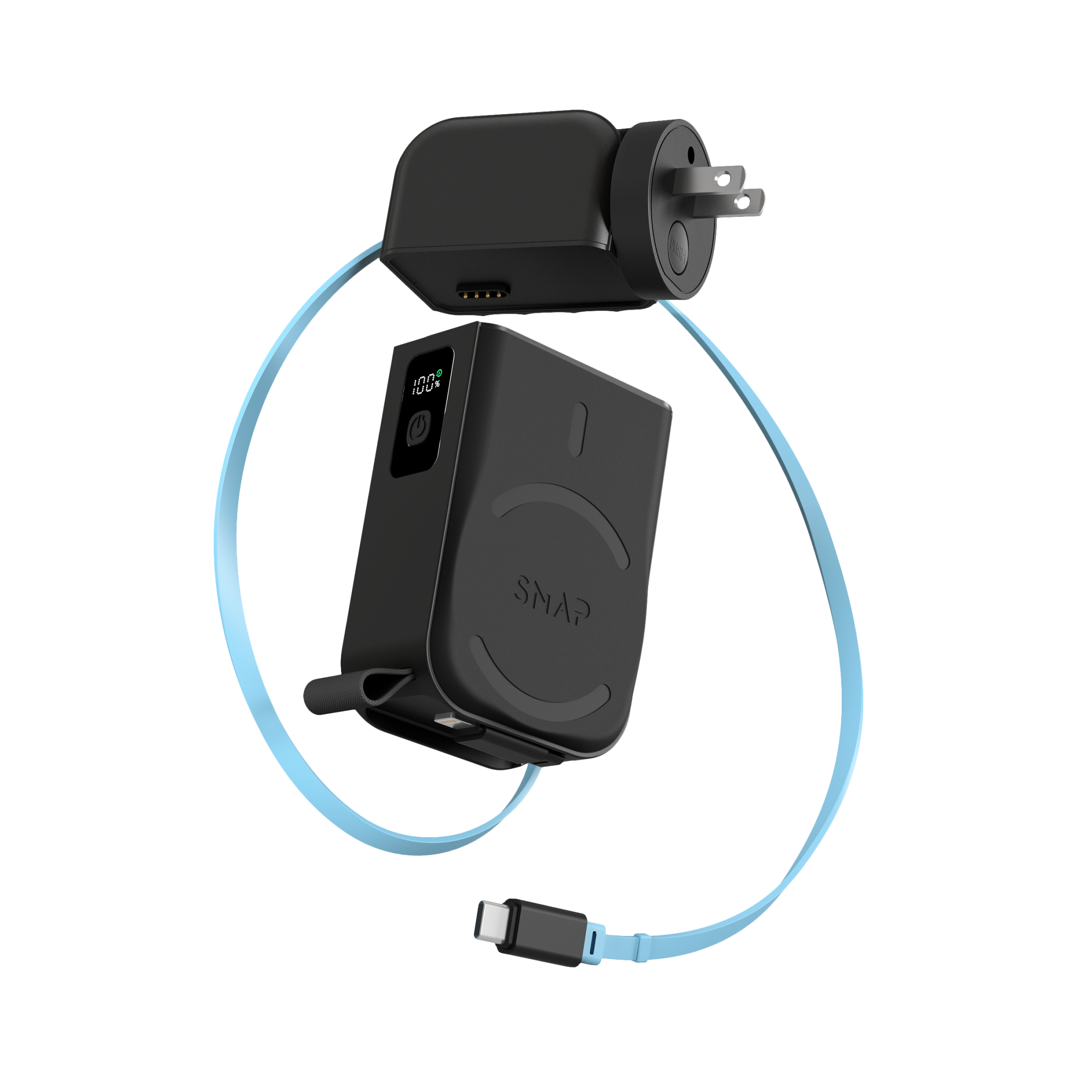 PowerPack Universal 2 - 6 in 1 Travel Power Bank 10,000mAh
