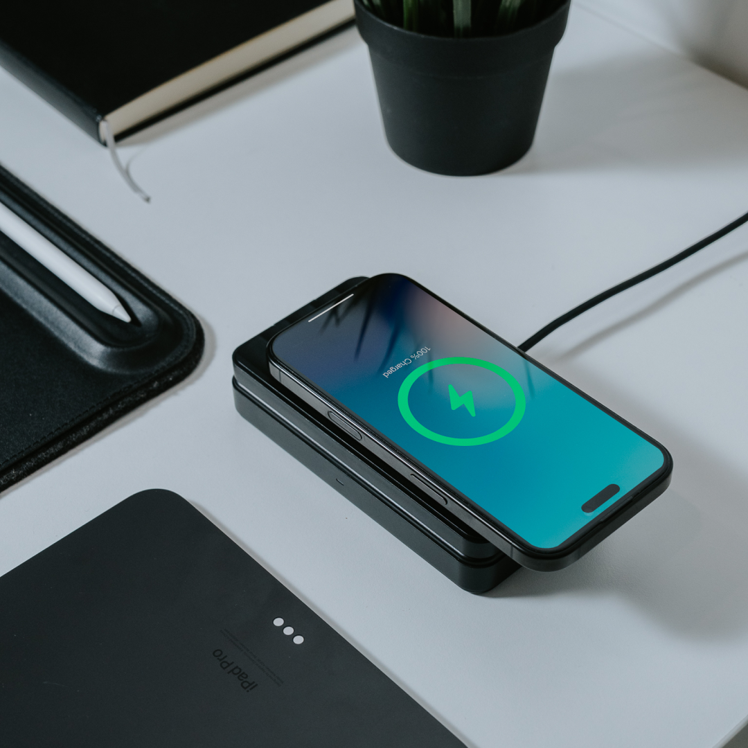 Volkano Upright Phone Charger Base Station Big Wireless Charging