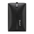Black TRVLR Vacuum Bag with front zipper and built-in pump