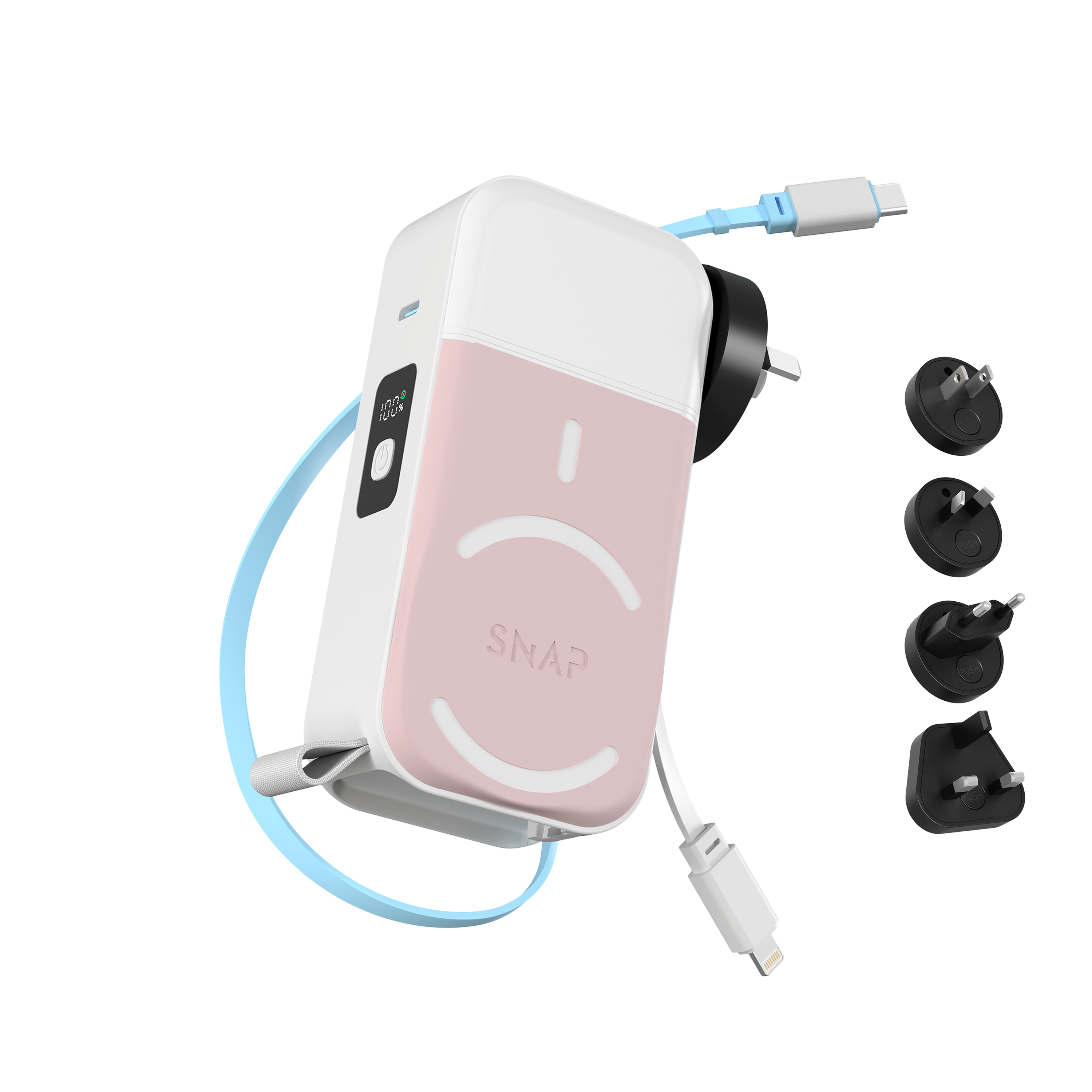 PowerPack Universal 2 - 6 in 1 Travel Power Bank 10,000mAh