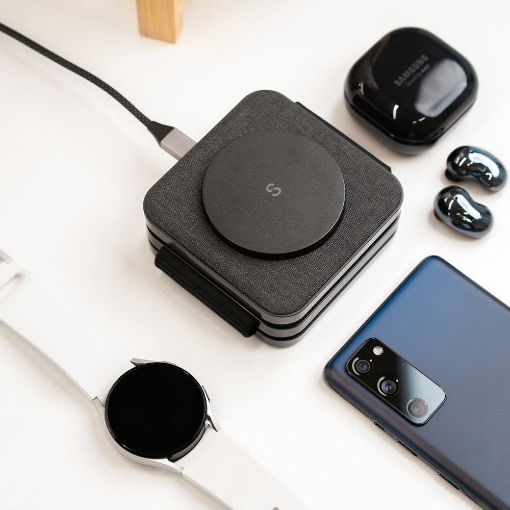 PowerBase Go 3 in 1 Foldable Travel Charger For Samsung